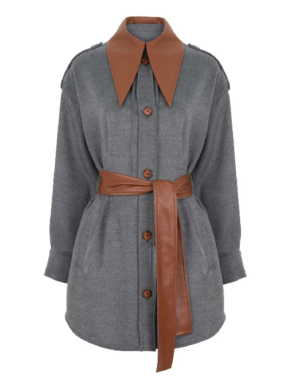Women's Night-Out Outfit Belted Jacket